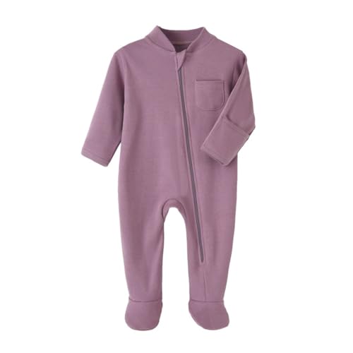 Valcatch Baby Junge Mädchen Footie Pyjamas Neugeborene Füße Pyjama mit Fäustlingen Säugling Strampler Langarm Baumwolle Schlaf- und Spiel-Overall Einteiliger Reißverschluss Schlafanzug Strampler Valcatch Baby Junge Mädchen Footie Pyjamas Neugeborene Füße Pyjama mit Fäustlingen Säugling Strampler Langarm Baumwolle Schlaf- und Spiel-Overall Einteiliger Reißverschluss Schlafanzug Strampler von Valcatch