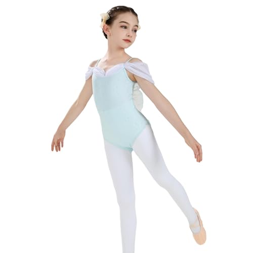 Valcatch Ballett Trikots für Mädchen Teenager Kinder Ärmellose Athleten Gymnastik Trikots Einteilige Strampler Bodys Outfits von Valcatch