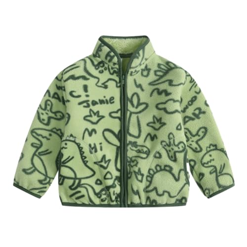 Valcatch Fleece Jacke für Kleinkinder Mädchen Jungen Wende Winter Herbst Kleidung Outfits Baby Langarm Tops Sweatshirt Mantel von Valcatch