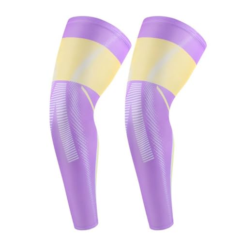 Valcatch Full Leg Compression Sleeve für Damen, Männer, Long Leg Protector Sleeve, Knie-Oberschenkel-Unterstützung für Laufen, Basketball, Radfahren, Beinlinge, Knieorthese und Schienbeinschoner, von Valcatch