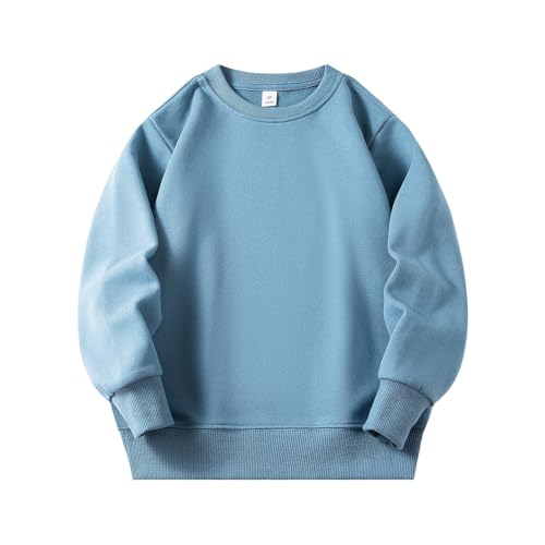 Valcatch Kleine Mädchen Pullover Sweatshirts Kleinkind Mädchen Langarm Einfarbig Baumwolle Basic Rundhalsausschnitt Dünne Tops Hemden Kind Herbstkleidung für 2-8T von Valcatch