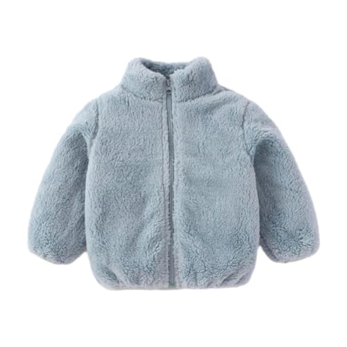 Valcatch Kleinkind Baby Junge Mädchen Fleece Jacke Flauschiger Reißverschluss Mantel Leicht Warm Herbst Winter Oberbekleidung von Valcatch