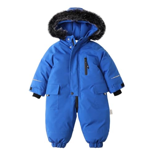 Valcatch Kleinkind Baby Junge Mädchen Schneeanzug Säugling Parka Mantel Verdickt Kapuze Overall Schnee Outwear Mantel Warme Winterkleidung 9M-3Y von Valcatch