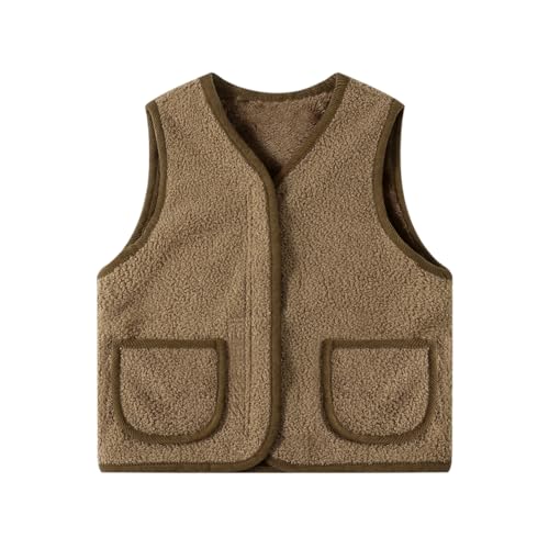 Valcatch Kleinkind Baby Mädchen Fleece Weste Leichte Warme Zip Up Ärmellose Jacke Mit Pocktes Herbst Winter Outwear 6M-5 Jahre Valcatch Kleinkind Baby Mädchen Fleece Weste Leichte Warme Zip Up Ärmellose Jacke Mit Pocktes Herbst Winter Outwear 6M-5 Jahre von Valcatch