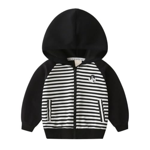 Valcatch Kleinkind Jungen Hoodies Jacke Kinder Sweatshirts mit durchgehendem Reißverschluss Langarm Fleece Sweat Hoodie Kinder Hoody Frühling Herbst Winter Mantel für Alter 2-10 Jahre von Valcatch