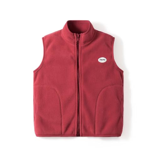 Valcatch Kleinkind Kinder Gilet Polar Fleece Weste, Jungen Mädchen Full Zip ärmellose warme Jacke mit Tasche, Winter Lightweight Solid Farbe Collared Outwear Weste für 2 3 4 5 6 7 8 9 10 11 Jahre Valcatch Kleinkind Kinder Gilet Polar Fleece Weste, Jungen Mädchen Full Zip ärmellose warme Jacke mit Tasche, Winter Lightweight Solid Farbe Collared Outwear Weste für 2 3 4 5 6 7 8 9 10 11 Jahre von Valcatch