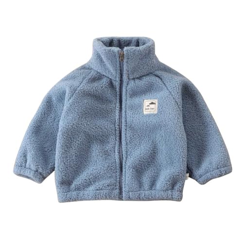 Valcatch Mädchen Fleece Jacken Große und Kleine Kinder Langarm Voller Reißverschluss nach Oben Kuschelige warme Mäntel Kleinkind Mädchen Winter Oberbekleidung für 2-10T von Valcatch