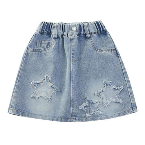 Valcatch Mädchen Jeans Rock Blau Jeans Röcke Mit Elastischem Bund Miniröcke Skorts Frühling Sommer Streetwear Valcatch Mädchen Jeans Rock Blau Jeans Röcke Mit Elastischem Bund Miniröcke Skorts Frühling Sommer Streetwear von Valcatch