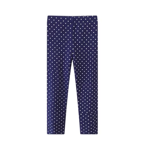 Valcatch Mädchen Leggings Fußlose Unterteile Polka Dots Baumwoll-Leggings für Mädchen Weiche Dehnbare Strumpfhosen Hosen für Kinder Kleinkind Knöchellänge Yoga Tanz Active Leggings für 2 3 4 5 6 7T von Valcatch