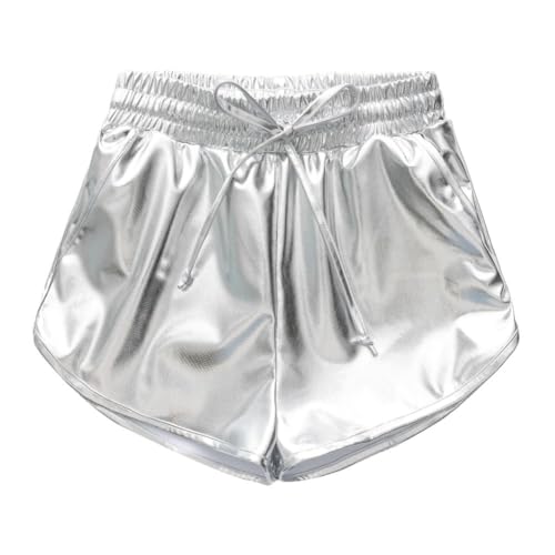 Valcatch Mädchen Metallic Shorts Sparkle Shiny Hot Pants Tanz Sportshorts für Mädchen 4-12 Jahre Valcatch Mädchen Metallic Shorts Sparkle Shiny Hot Pants Tanz Sportshorts für Mädchen 4-12 Jahre von Valcatch