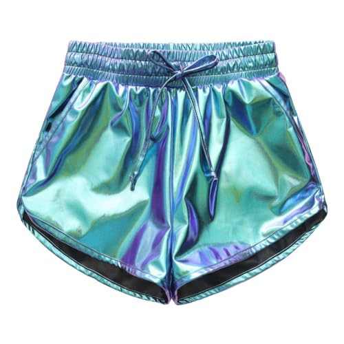 Valcatch Mädchen Metallic Shorts Sparkle Shiny Hot Pants Tanz Sportshorts für Mädchen 4-12 Jahre von Valcatch