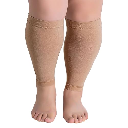 Valcatch Wadenkompressionsstrümpfe für Frauen und Männer, Beinkompressionsstrümpfe in Übergröße bis 7XL, breite Wadenfußstütze, 20-30 mm gh Kompressionsstrümpfe für Schienbeinkanten Valcatch Wadenkompressionsstrümpfe für Frauen und Männer, Beinkompressionsstrümpfe in Übergröße bis 7XL, breite Wadenfußstütze, 20-30 mm gh Kompressionsstrümpfe für Schienbeinkanten von Valcatch