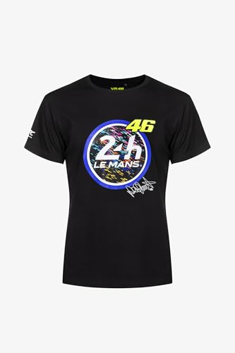 Valentino Rossi 46 - Le Mans 24 Heures T-Shirt,Black,L von Valentino Rossi