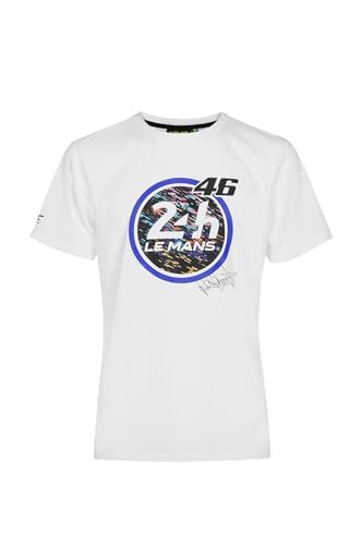 Valentino Rossi 46 - Le Mans 24 Heures T-Shirt,White,XXL von Valentino Rossi