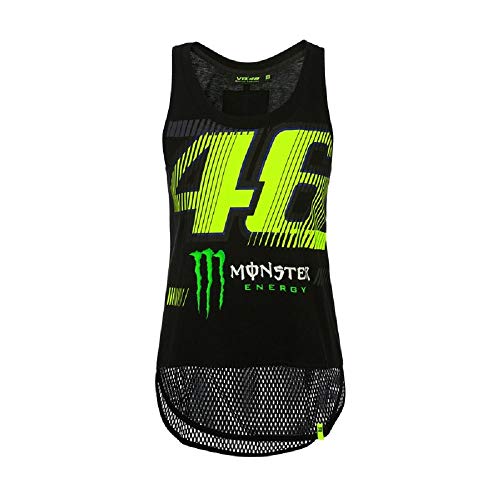 Valentino Rossi Muskelshirt Monza Monster Energy Dual,Frau,S,Schwarz von Valentino Rossi