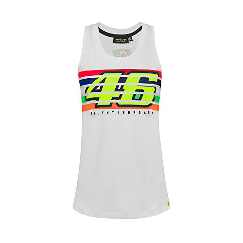 Valentino Rossi Muskelshirt Classic,Frau,S,Weiss von Valentino Rossi