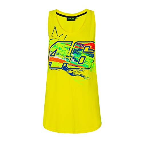 Valentino Rossi Muskelshirt Sun And Moon,Frau,S,Gelb von Valentino Rossi