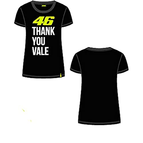Valentino Rossi T-Shirts Thank You Vale,Frau,XS,Schwarz von Valentino Rossi