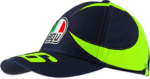 Valentino Rossi Hut Vr46 Classic Baseballkappe, Blau, Einheitsgröße EU von Valentino Rossi