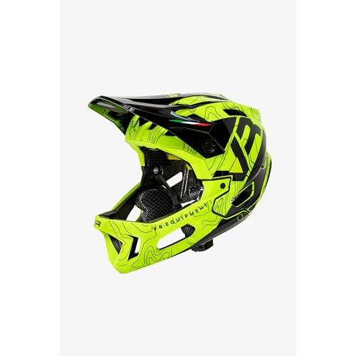 Valentino Rossi Men's Full Face MTB MIPS Helm, Gelb, XS von Valentino Rossi