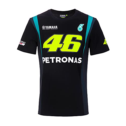 Valentino Rossi Men's Petronas VR46 T-Shirt, Schwarz, 3XL von Valentino Rossi