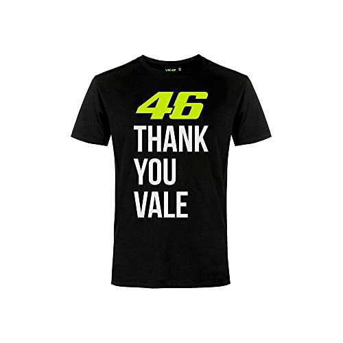 Valentino Rossi T-Shirts Thank You Vale,Mann,S,Schwarz von Valentino Rossi