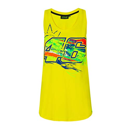 Valentino Rossi Muskelshirt Sun And Moon,Frau,XS,Gelb von Valentino Rossi