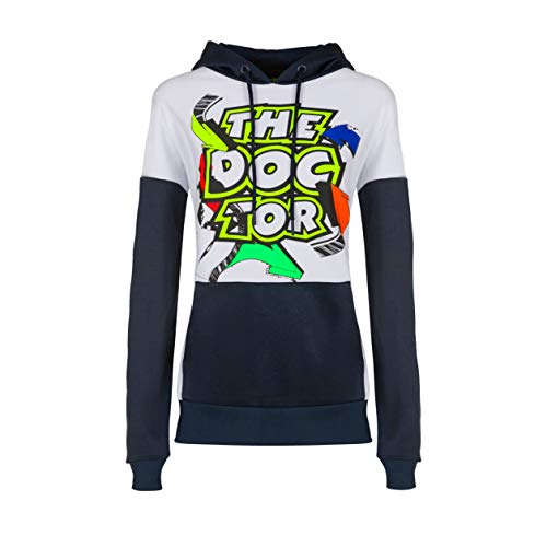 Valentino Rossi Sweatshirt Sun And Moon,Frau,XL,Weiss von Valentino Rossi