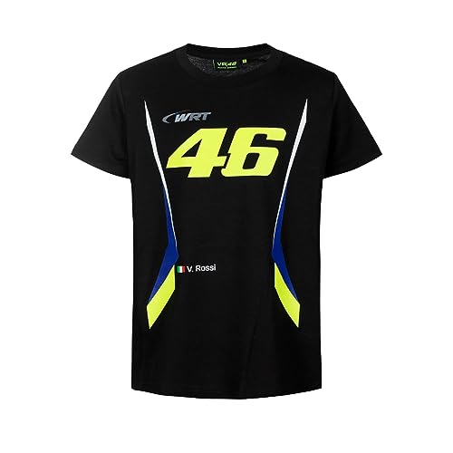 Valentino Rossi T-Shirt VR46 WRTLine,Kind,Schwarz,8/9 von Valentino Rossi