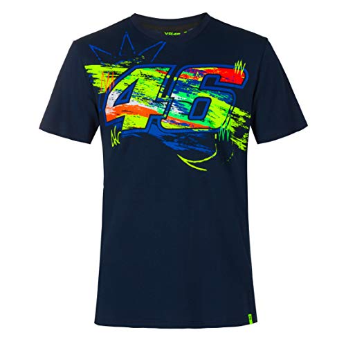 Valentino Rossi Tshirt Vr46 Classic T Shirt, Blau, XL EU von Valentino Rossi