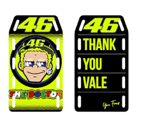 Valentino Rossi Aufkleber Thank You Vale,Unisex,One Size,Multi von Valentino Rossi