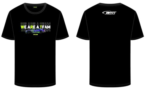 Valentino Rossi Unisex Vr46 Wrt Line T-Shirt, Schwarz, XL von Valentino Rossi