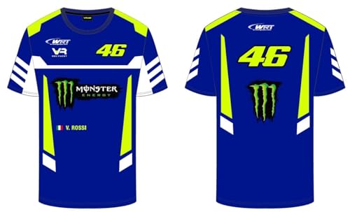 Valentino Rossi Unisex Vr46 Wrt Line T-Shirt, blau, XL Valentino Rossi Unisex Vr46 Wrt Line T-Shirt, blau, XL von Valentino Rossi