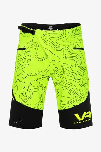 Valentino Rossi VR46 Kurze Hosen Performance Short Mtb Topography,38,Gelb von Valentino Rossi