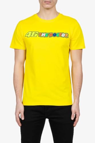 Valentino Rossi T-Shirts Sun And Moon,Mann,M,Gelb von Valentino Rossi