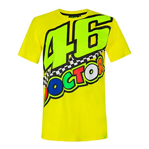Valentino Rossi T-Shirts Sun And Moon,Mann,S,Gelb von Valentino Rossi