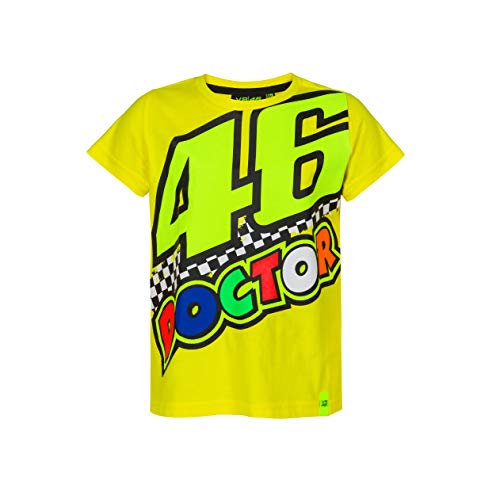 Valentino Rossi Vr46 Classic T-Shirt für Kinder, Jungen, VRKTS393201, gelb, 12/14 von Valentino Rossi