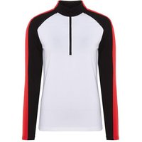 Valiente 1/2 Zip Stretch Thermo Midlayer schwarz von Valiente