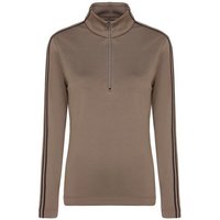 Valiente 1/2 Zip Stretch Thermo Midlayer taupe von Valiente