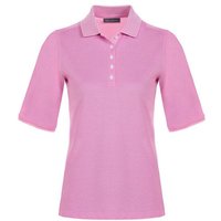 Valiente 2-Tone Pique Halbarm Polo pink von Valiente