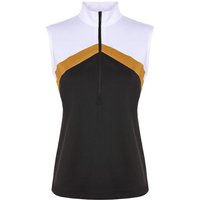 Valiente Colourblock Stehkragen ohne Arm Polo schwarz Valiente Colourblock Stehkragen ohne Arm Polo schwarz von Valiente