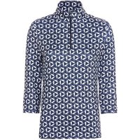 Valiente Druck 1/2 Zip 3/4 Arm Polo navy Valiente Druck 1/2 Zip 3/4 Arm Polo navy von Valiente
