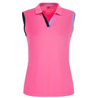 Valiente Farbspiel ohne Arm Polo pink von Valiente