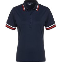 Valiente Funktions Pique Halbarm Polo navy von Valiente