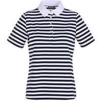 Valiente Jaquard-Streifen Halbarm Polo navy Valiente Jaquard-Streifen Halbarm Polo navy von Valiente
