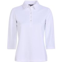 Valiente Jaquard-Struktur 3/4 Arm Polo weiß Valiente Jaquard-Struktur 3/4 Arm Polo weiß von Valiente