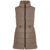 Valiente Lange Stepp Thermo Weste taupe Valiente Lange Stepp Thermo Weste taupe von Valiente