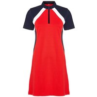 Valiente Pique Stehkragen Halbarm Kleid rot Valiente Pique Stehkragen Halbarm Kleid rot von Valiente