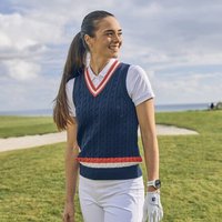 Valiente Retro Zopf Pullunder Strick navy Valiente Retro Zopf Pullunder Strick navy von Valiente