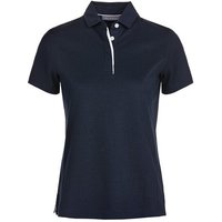 Valiente Rueckenfalte Halbarm Polo navy von Valiente